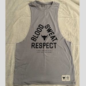 UNDERARMOUR DWAYNE JOHNSON 'THE ROCK' MUSCLE TEE!